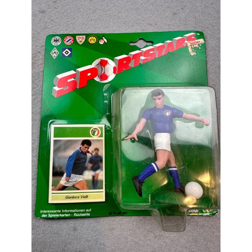 SEALED SPORTSTARS Action Figure & Card GIANLUCA VIALLI Italy Kenner